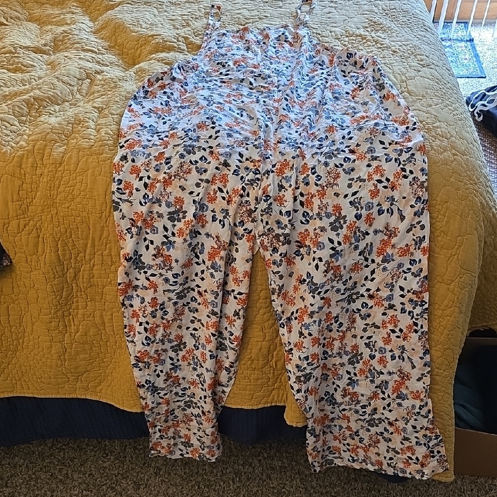 Floral Print Jumpsuit